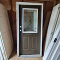 36x80 Exterior Door with Decorative Glass & Mail Slot – RH Inswing – 2x4 Frame