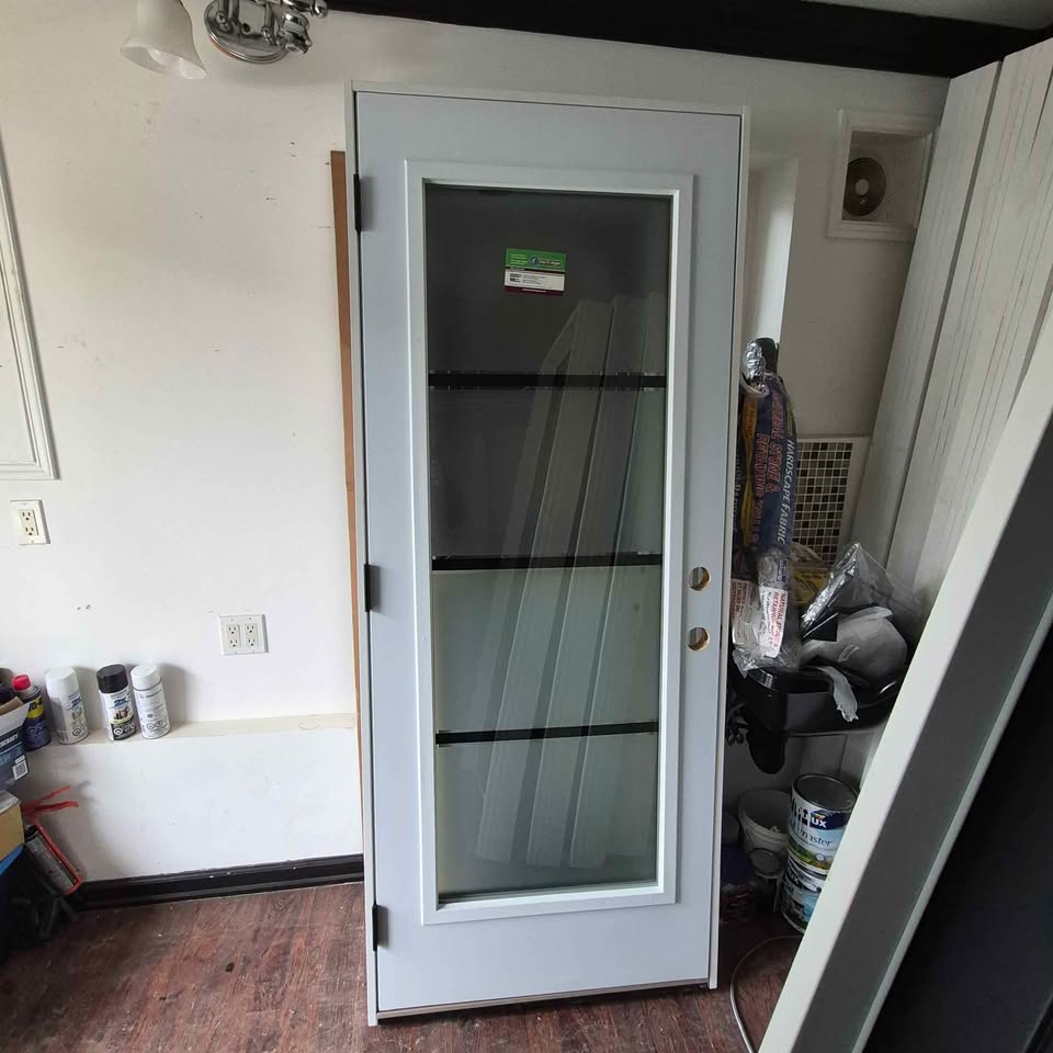 New 32x80 Exterior Door With Frame